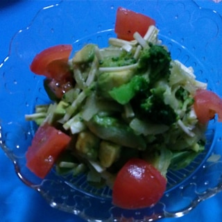 夏野菜の梅サラダ